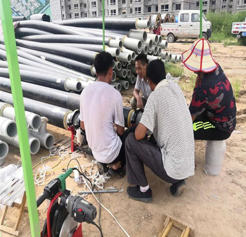 PERT II型保溫管施工現場